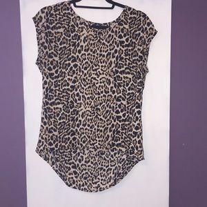 Leopard dressy top